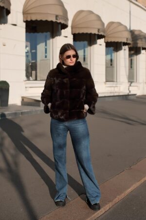 Норкова двостороння шуба 2433